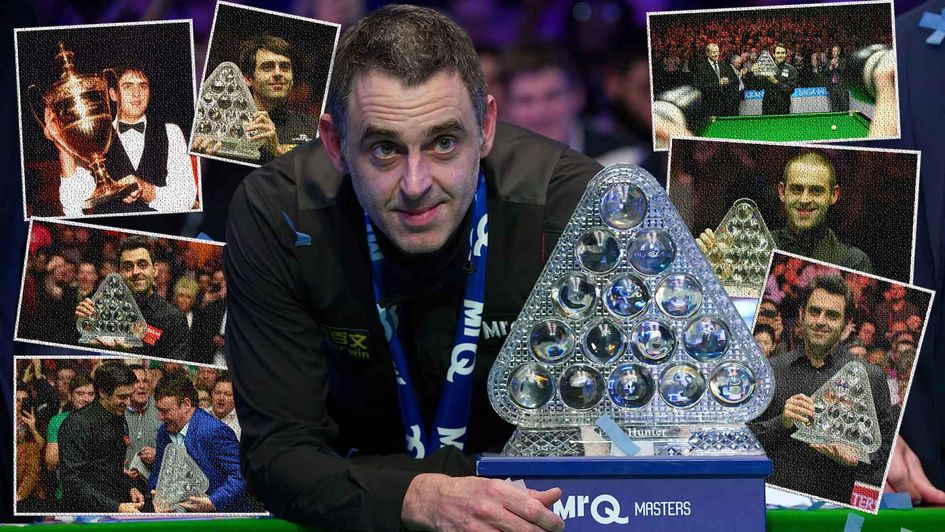 Ronnie O'Sullivan wins his eighth Masters title