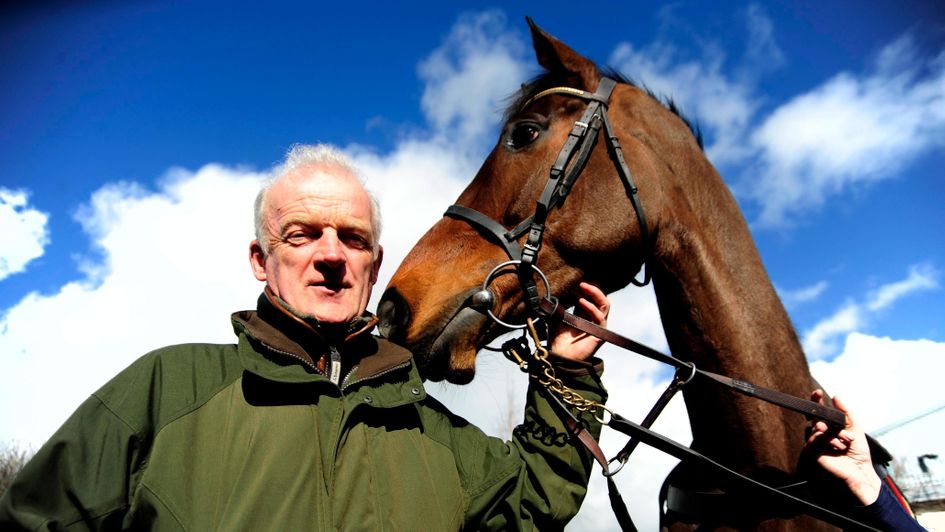Willie Mullins pictured with the brilliant Douvan
