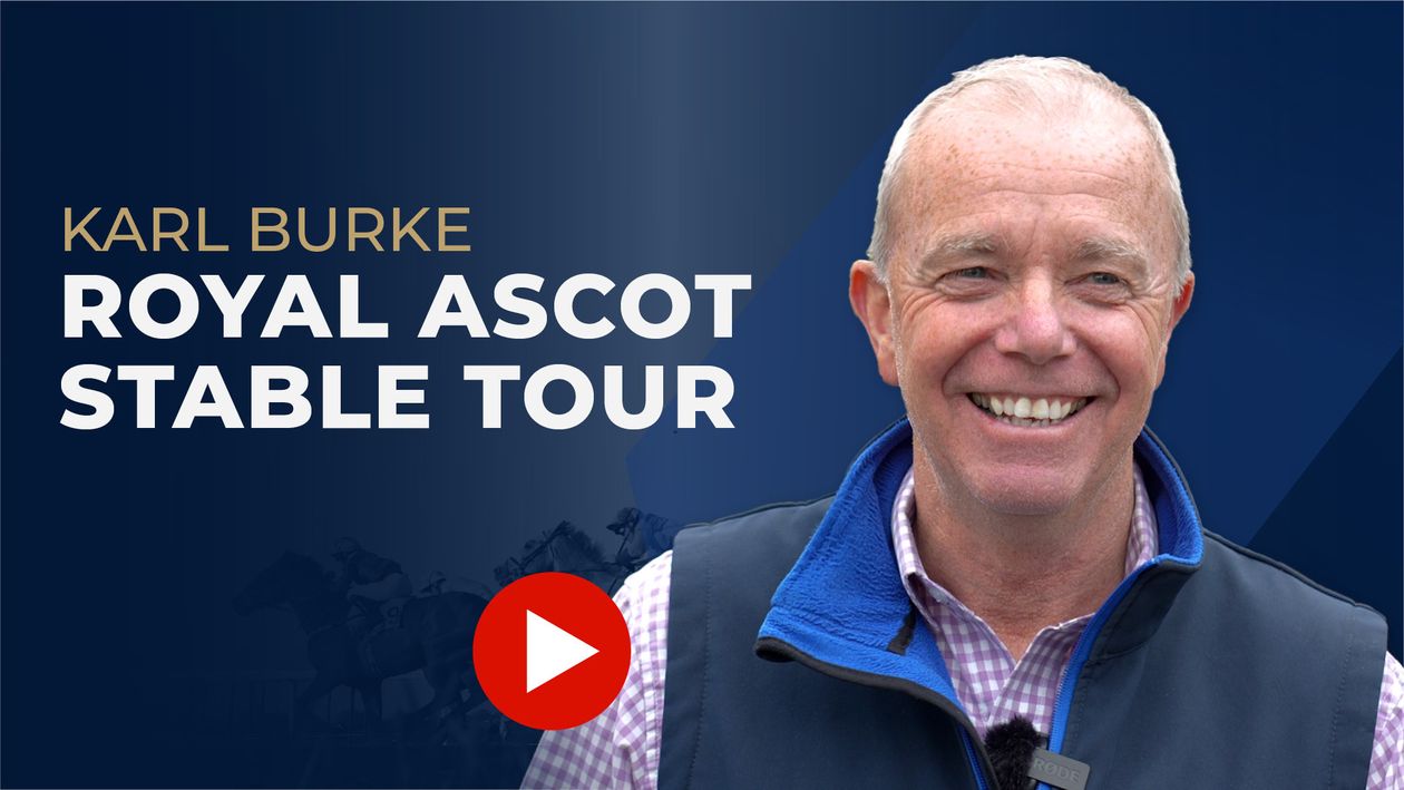 Karl Burke Royal Ascot stable tour 2024 including Fallen Angel, Elite Status, Caviar Heights and Andesite