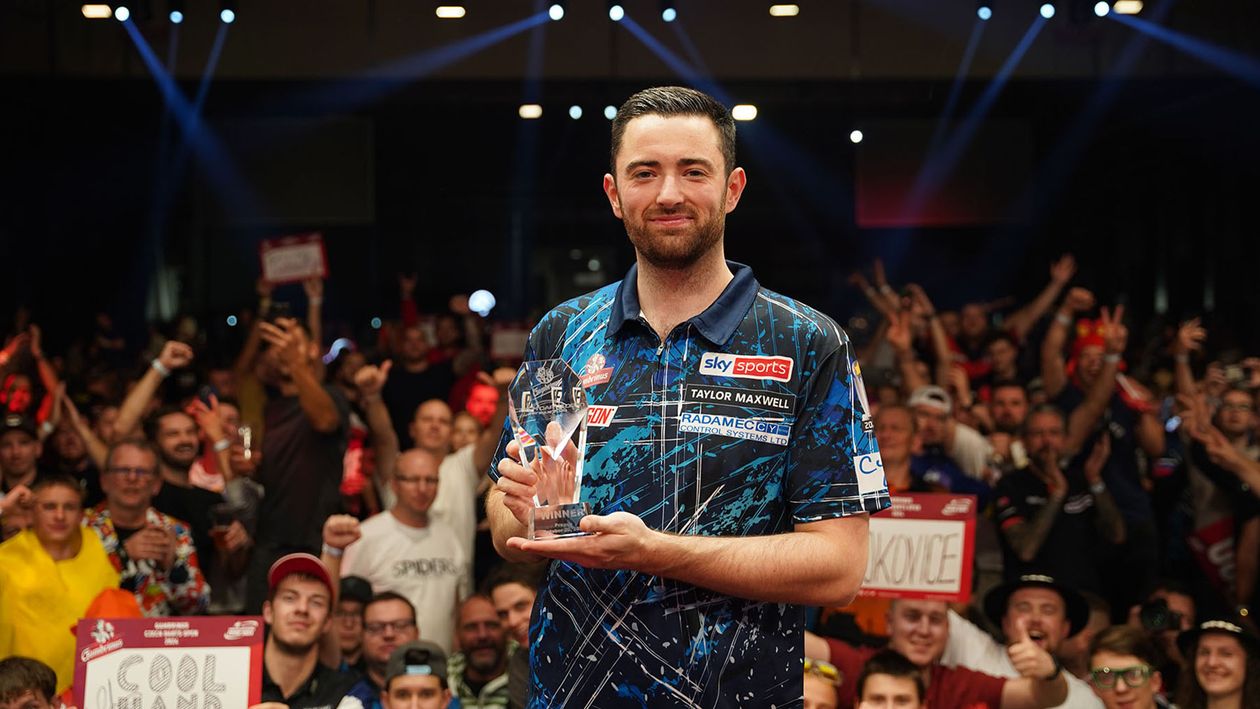 Luke Humphries defeats record-breaking Luke Littler on way to winning the Czech Darts Open title