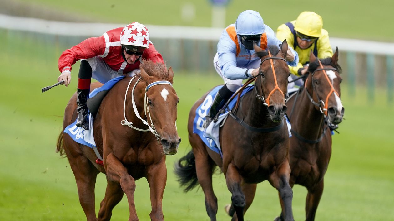 Saffron Beach is on top in the Oh So Sharp Stakes