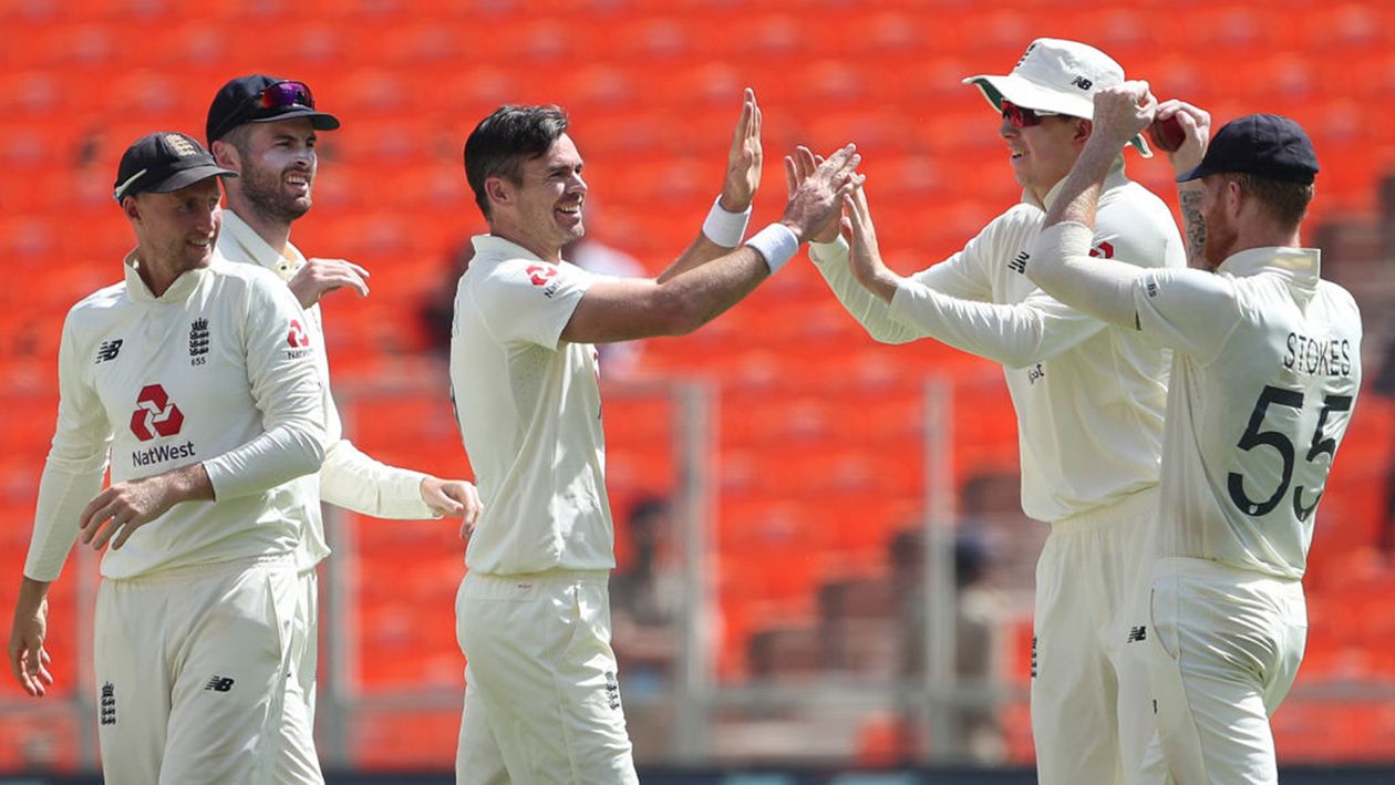 James Anderson again led the way for England