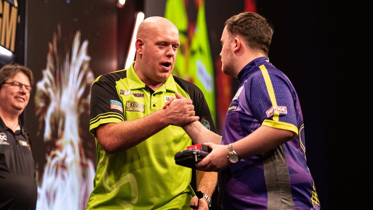 Darts results Michael van Gerwen defeats Luke Littler to win the