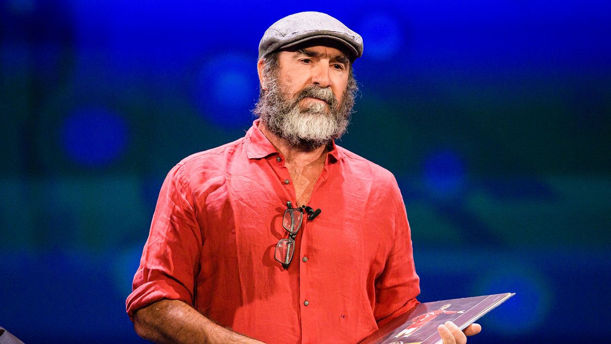 Watch: Eric Cantona delivers bizarre speech as he accepts UEFA