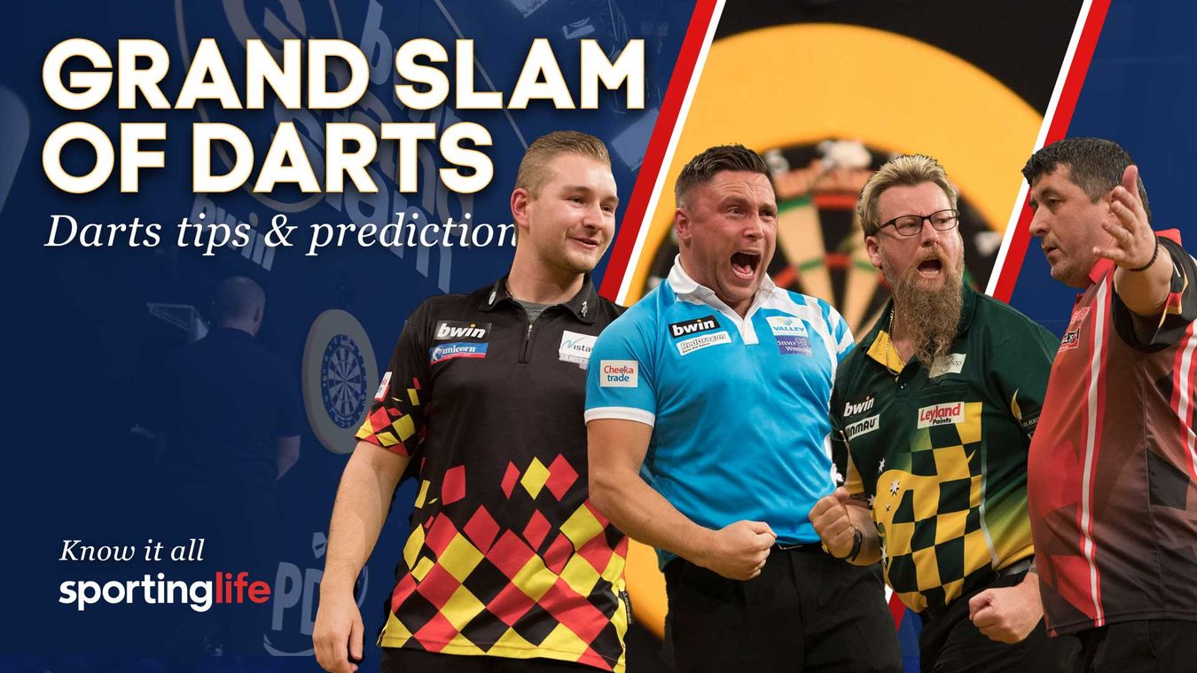 Grand Slam of Darts Friday's quarterfinal predictions, odds, betting