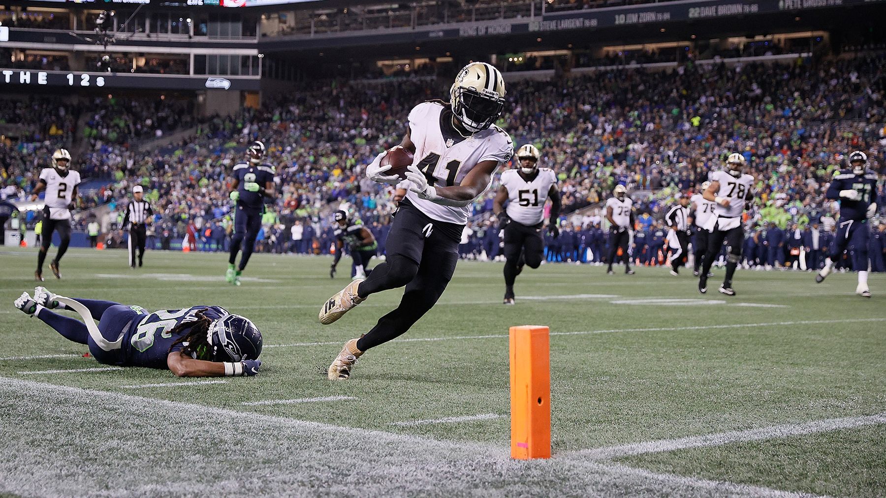 NFL: New Orleans Saints survive downpour to claim 13-10 win over