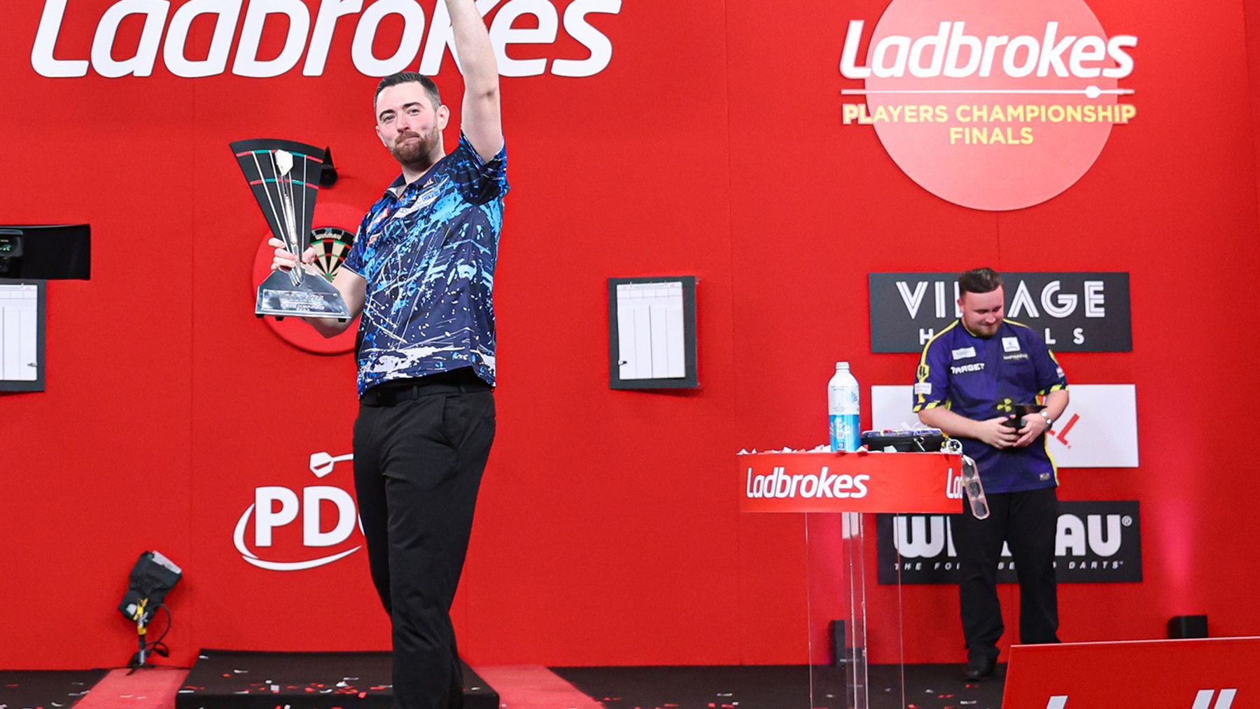 Darts results Luke Humphries holds off Luke Littler's comeback to