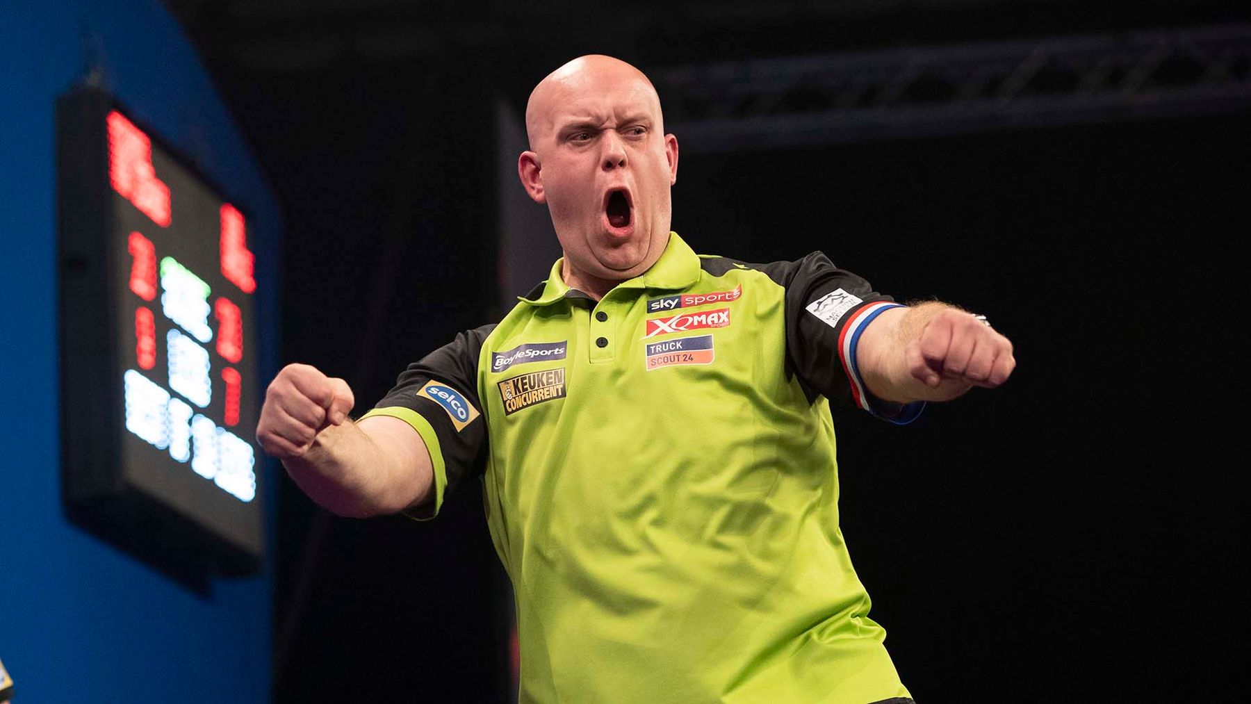 Darts results: Michael van Gerwen wins 10-7 to earn meeting with Adrian ...