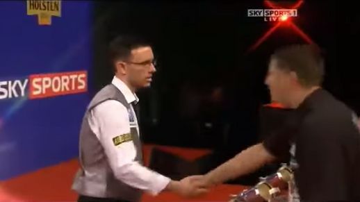 Scroll down to watch Paul Nicholson's clash with Gary Anderson