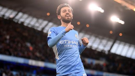 Bernardo Silva scored City's third in an easy home win