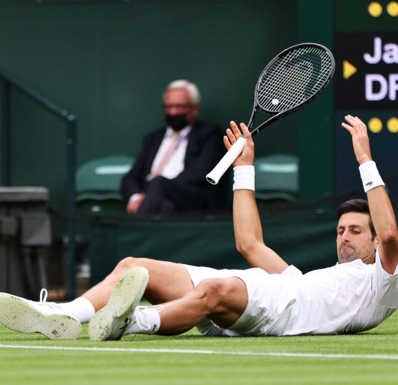 Jack Draper gives Novak Djokovic brief scare on day one at Wimbledon