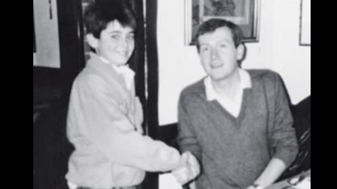 Ronnie O'Sullivan recounts the time he first met snooker legend Steve Davis