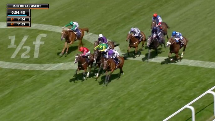 Scroll down to watch The Ridler win the Norfolk Stakes