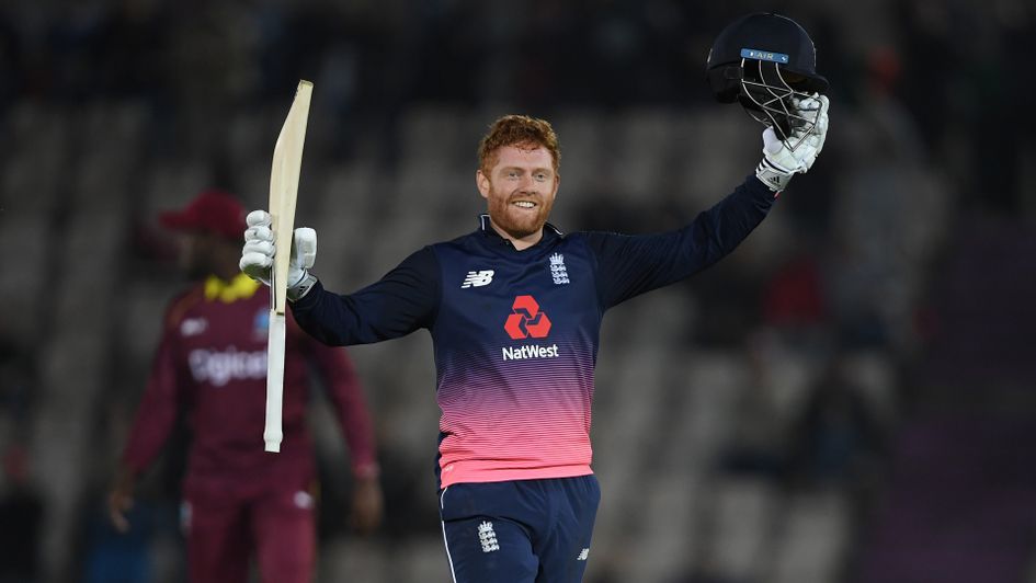 Jonny Bairstow celebrates