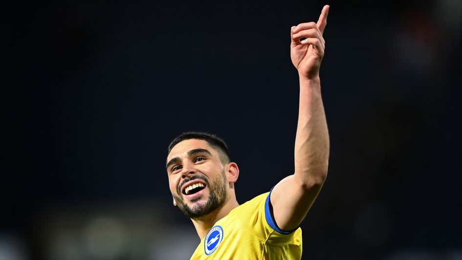 Brighton striker Neal Maupay