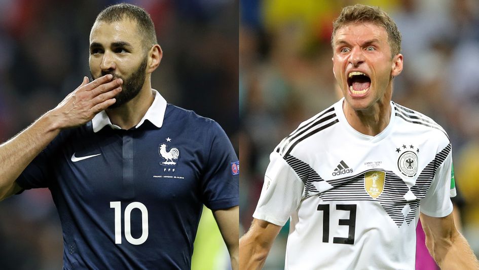 Karim Benzema and Thomas Muller