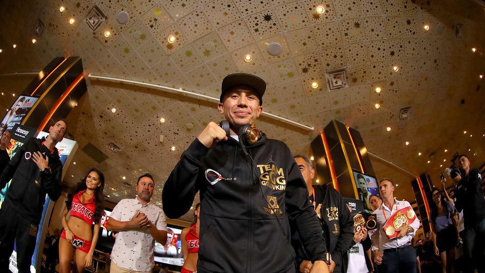 Gennady Golovkin arrives in Las Vegas