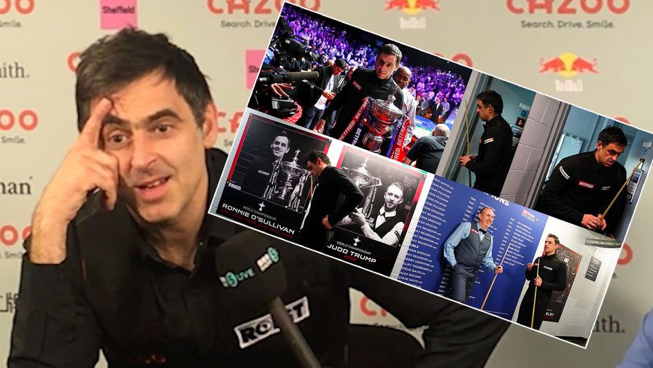 Ronnie O'Sullivan is looking forward to watching his documentary