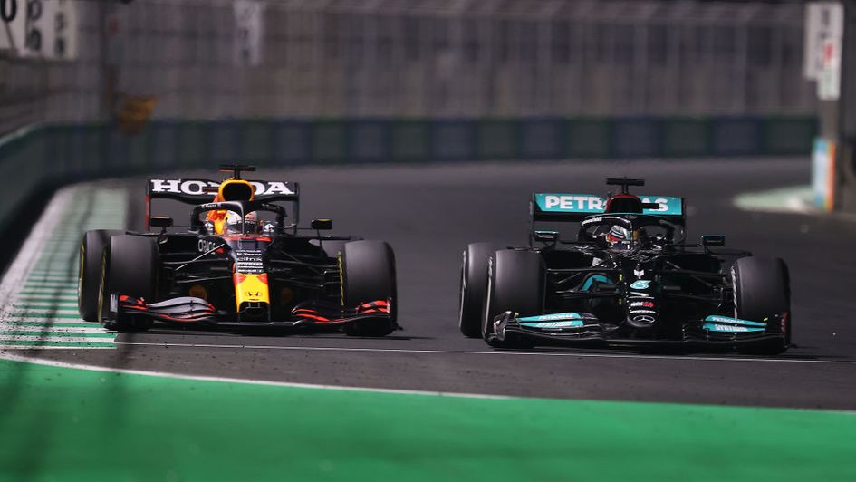 Max Verstappen and Lewis Hamilton will race for the title on Sunday - live on terrestrial television