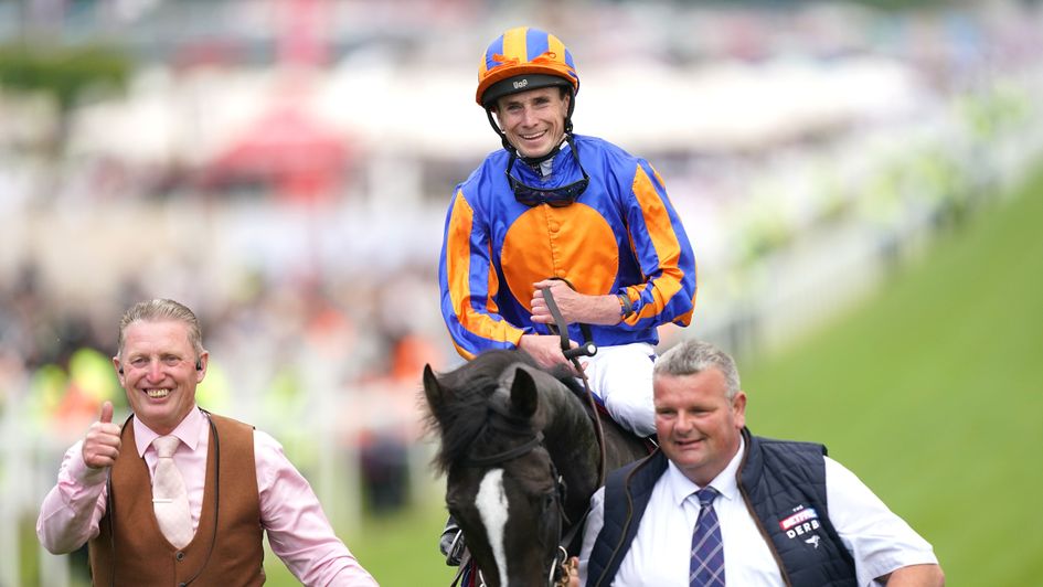 Ryan Moore won the Derby on Auguste Rodin