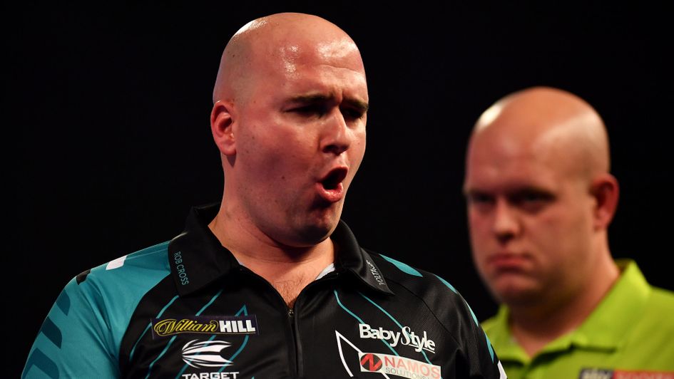 Rob Cross defeated Michael van Gerwen in an epic