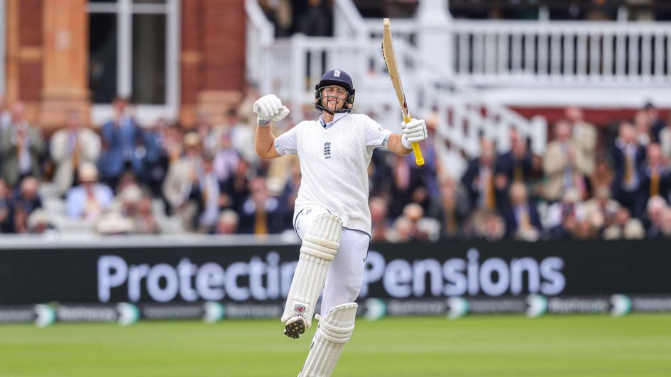 Joe Root celebrates another milestone