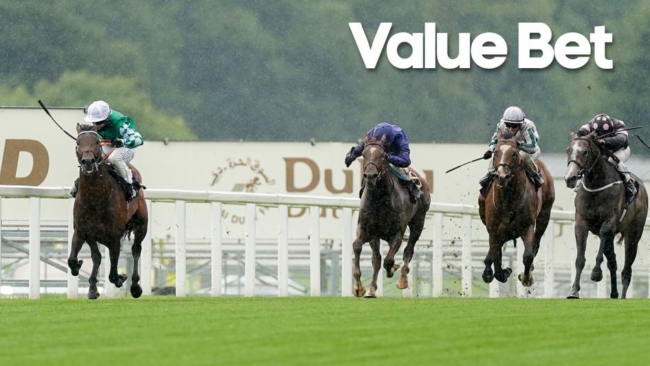 Grand Rock (left) hung tough for a long way at Royal Ascot