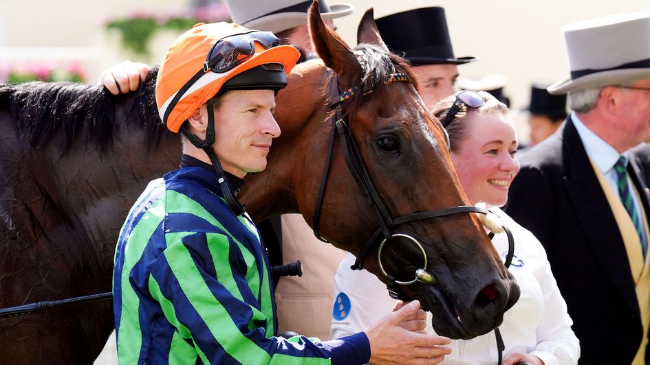 Richard Kingscote celebrates Commonwealth Cup success alongside Time For Sandals