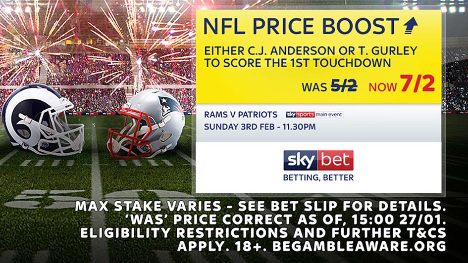 The Sky Bet Super Bowl boost for the LA Rams