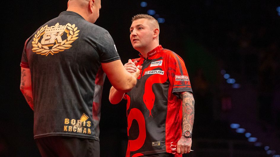 Nathan Aspinall bows out (Simon O'Connor/PDC)