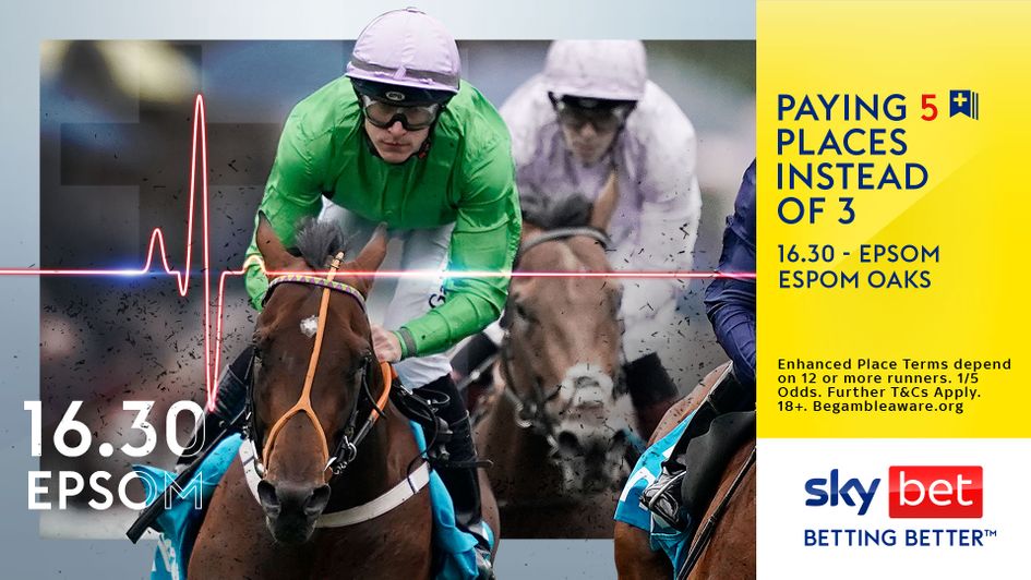 Check out Sky Bet's Cazoo Oaks offer