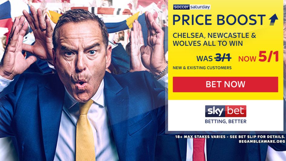 Sky Bet's Soccer Saturday Price Boost