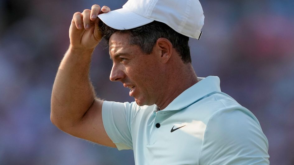 Rory McIlroy after his closing bogey in yet another near-miss