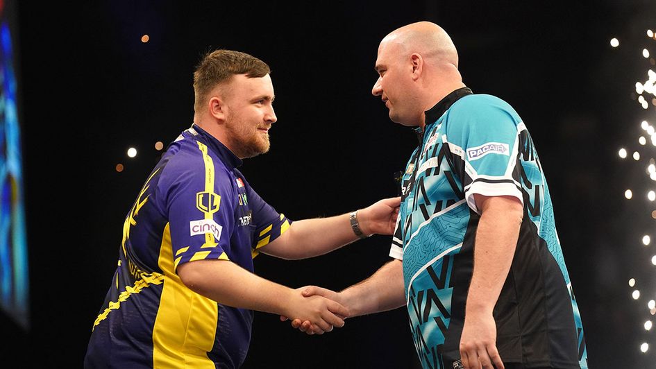 Luke Littler and Rob Cross