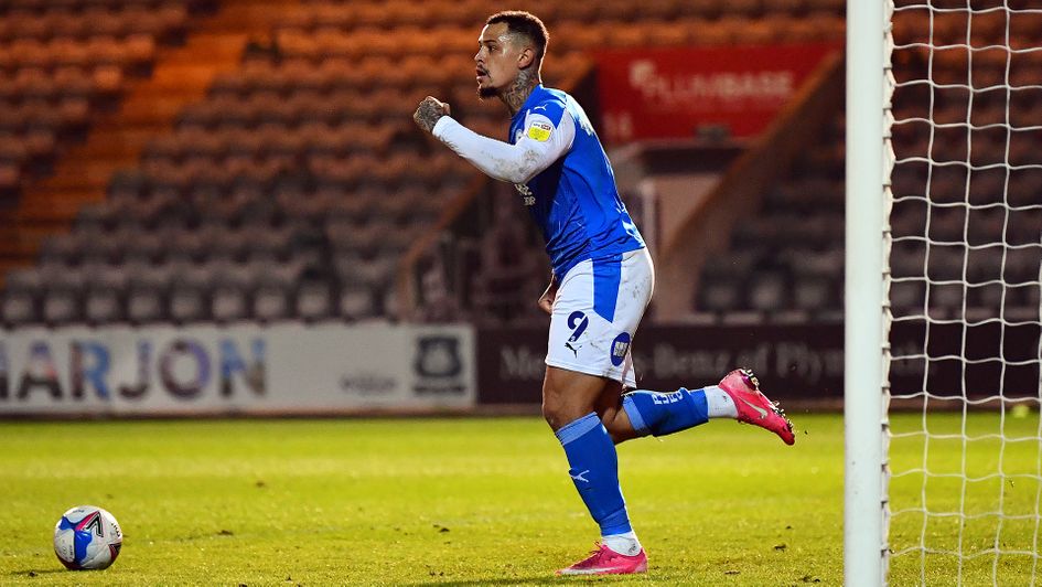 Peterborough striker Jonson Clarke-Harris