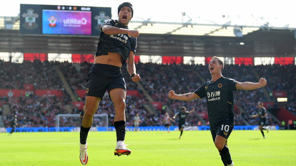 Raúl Jiménez celebrates a long-awaited goal