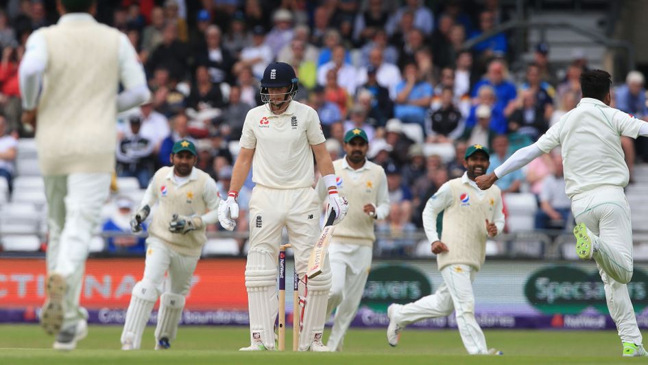 Joe Root went for 45 at Headingley