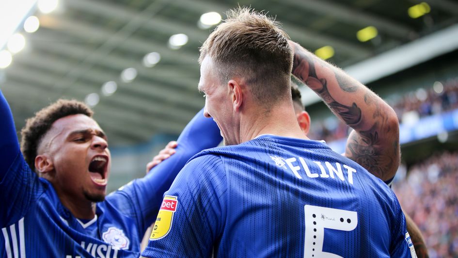 Celebrations for Cardiff and Aden Flint