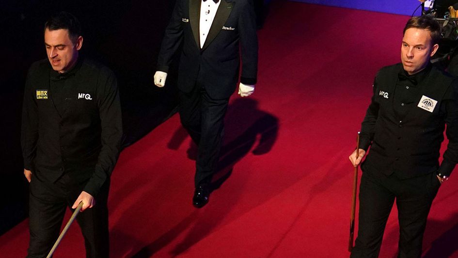 Ronnie O'Sullivan and Ali Carter