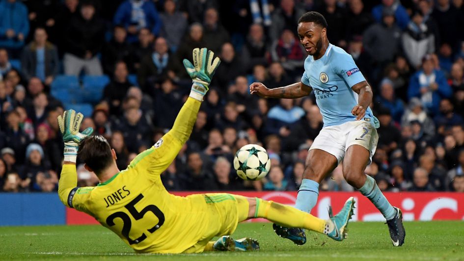 Raheem Sterling scores for Manchester City