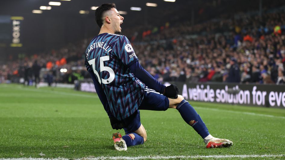 Gabriel Martinelli was the star against Leeds