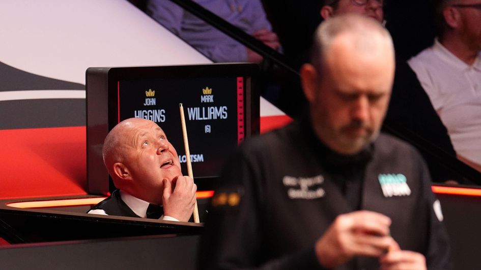 Agony for John Higgins