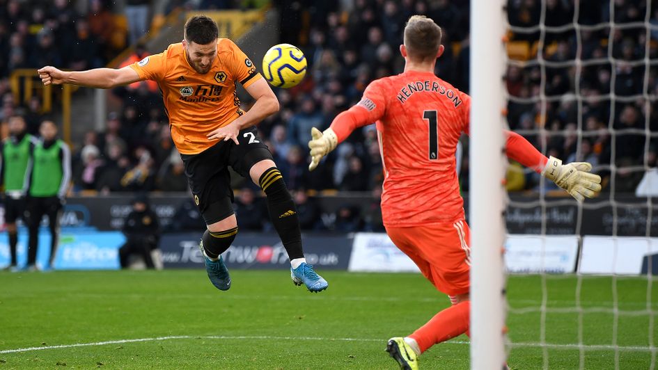 Matt Doherty scores against Sheffield United