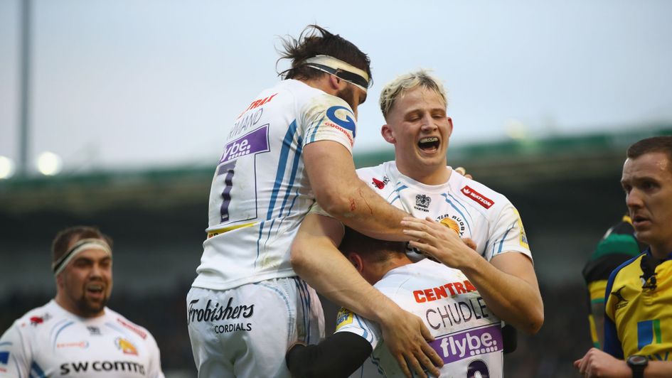 Exeter maintained their lead at the top of the table