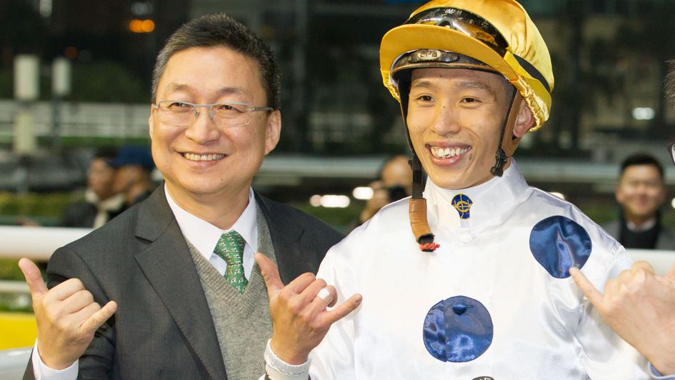 Francis Lui and Vincent Ho - plenty to celebrate