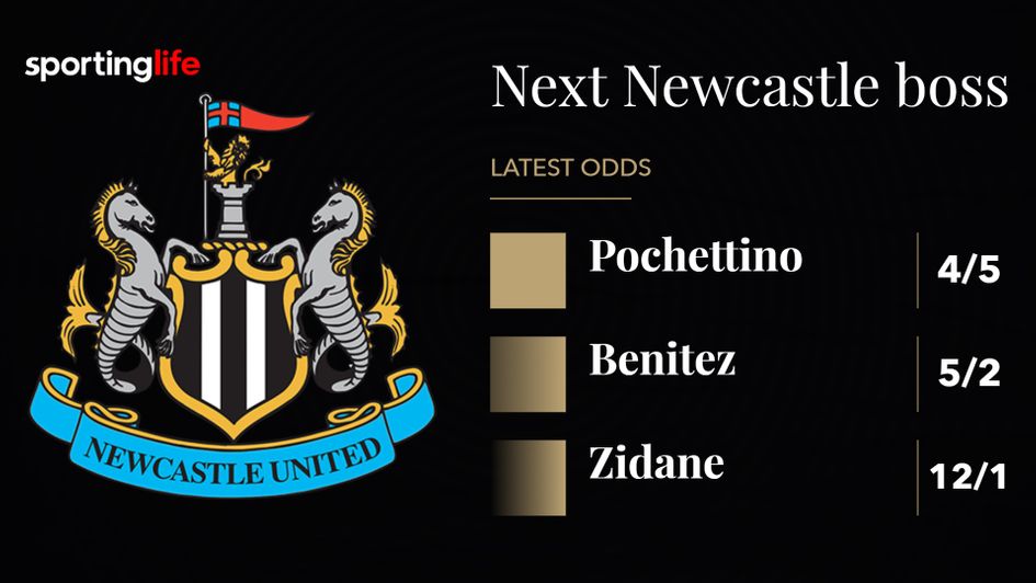 The latest odds on Newcastle's next manager