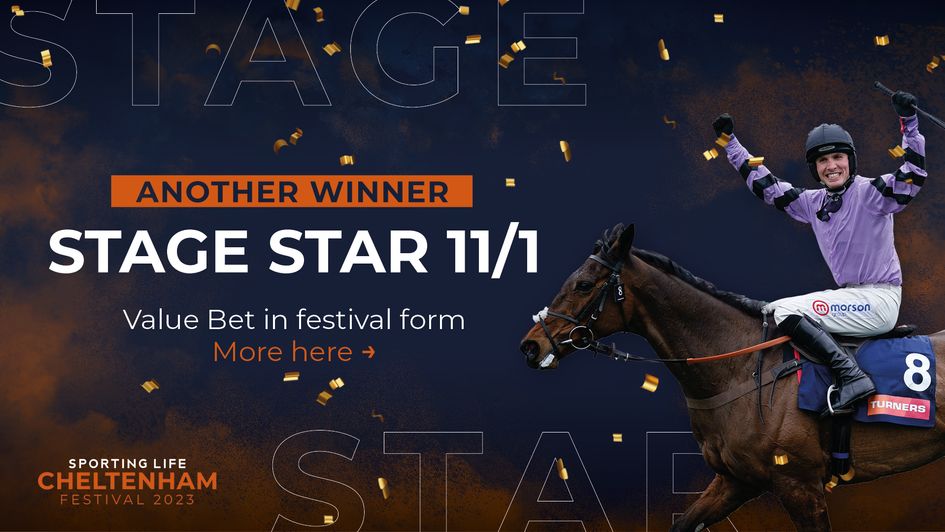 Stage Star - 11/1 Value Bet winner