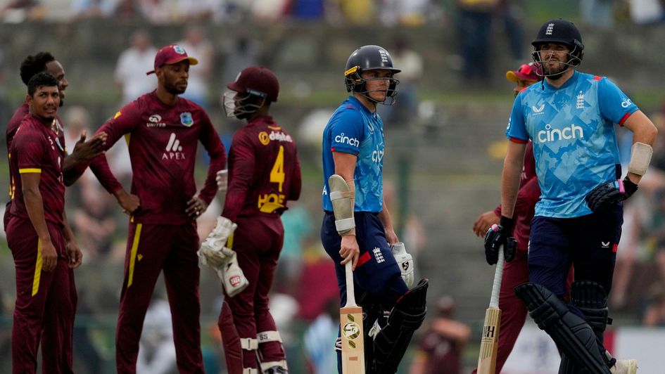 Jamie Overton looks on in despair