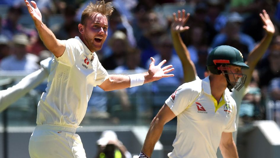 Stuart Broad took four wickets in Australia's first innings