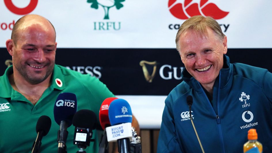 Rory Best (L) and Joe Schmidt have steered Ireland to second in the World Rankings